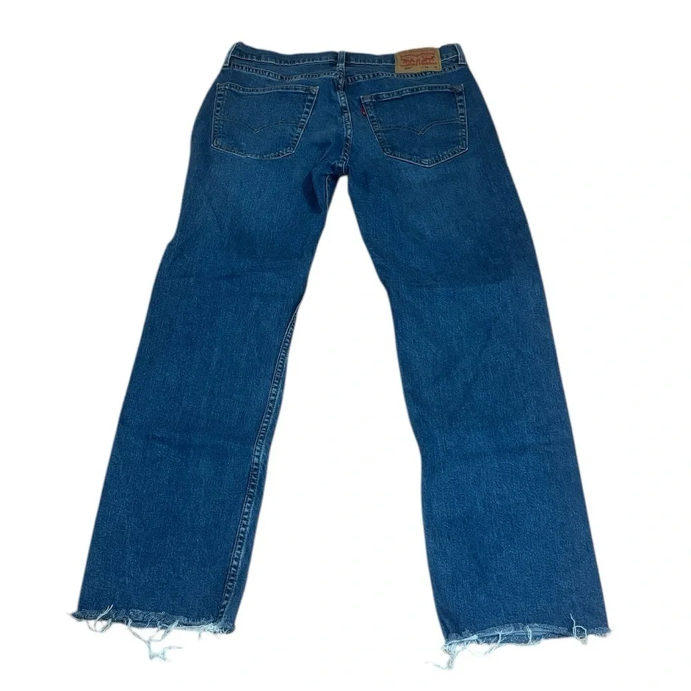Levi's  505 Dark Blue Straight Leg Jeans, 34